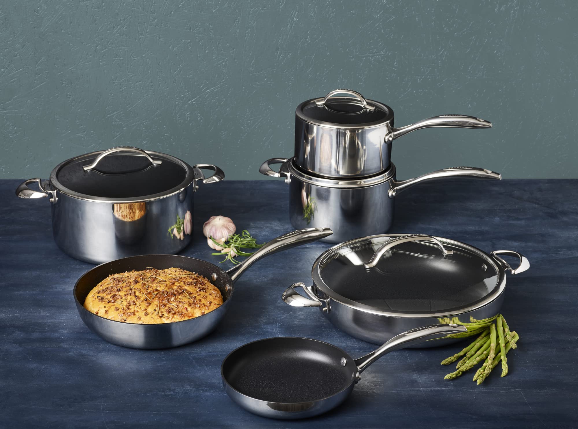 Amazon.com: Scanpan Haptiq Saucepan with Lid, 4 Quart, Silver